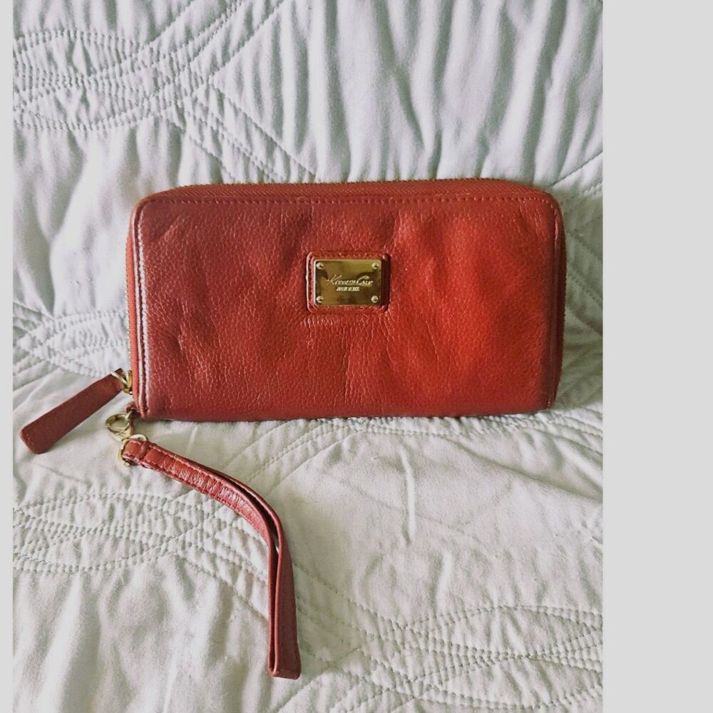 Leather Burgundy Wristlet Large Wallet | CorpCore